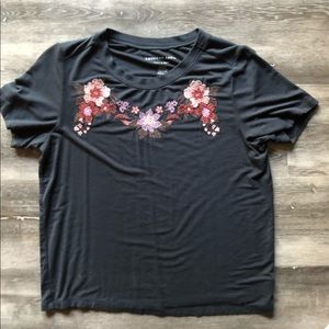 American Eagle Floral T-Shirt